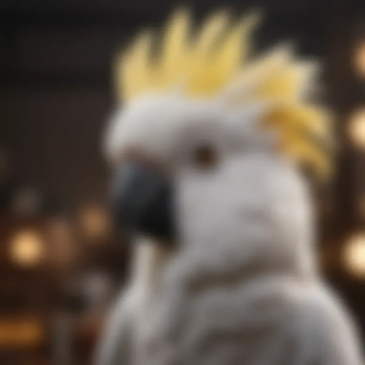 A detailed breakdown of expenses related to owning an umbrella cockatoo, including food and healthcare.