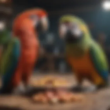 Nutrient-Rich Diet for Parrots Vibrant health food for parrots