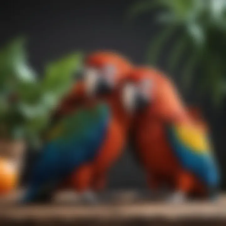 An infographic illustrating the various macaw breeds and their price ranges.