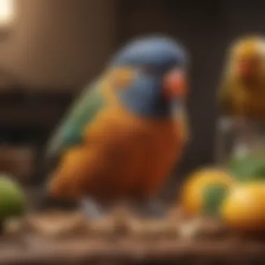 Essential Nutrition for Pet Birds A selection of nutritious bird food and supplements for pet birds
