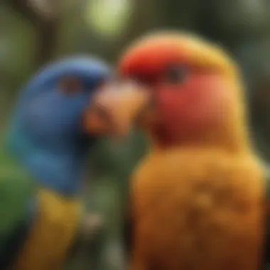 A diverse group of popular talking bird species in Australia