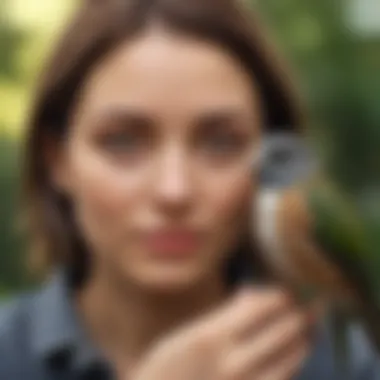 Nurturing the Bond with Your Bird An infographic depicting tips for nurturing the bond between birds and their owners through respectful handling.