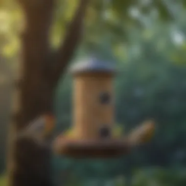 Variety of Suet Bird Feeder Designs Different styles of suet bird feeders displayed together