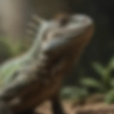 A close-up of an iguana's sharp claws, highlighting their physical attributes.