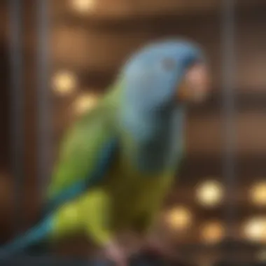 Different types of cages for parakeets