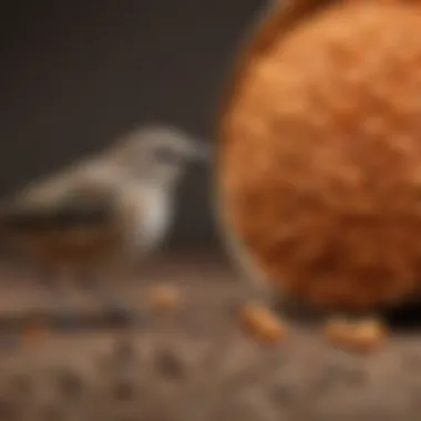 Comparing Seed and Pellet Diets for Birds Visual comparison of seed-based diet and pellet diet for birds