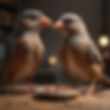 Educating Yourself on Bird Nutrition Owner educating themselves about bird nutrition