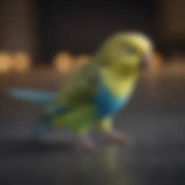 A budgie engaging in rhythmic movements