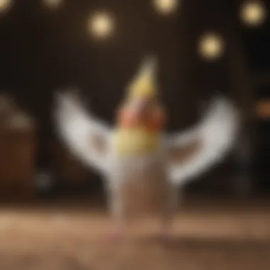 Cockatiel Dance Style Cockatiel showcasing its unique dance style